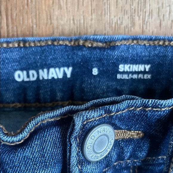 Set of 2 Old Navy Black & Blue Denim Skinny Kids’ Jeans | Size 8 - Picture 2 of 11